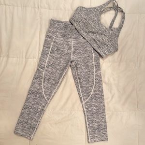 Zyia Gray Level 2 in 1 Light n Tight Hi-Rise Capri 20" size 4